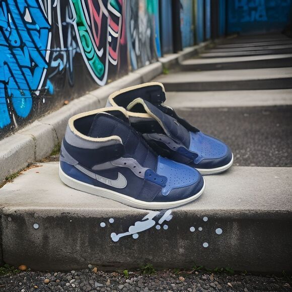 Blue and Black Nike Jordan Crafts size 8 - Picture 1 of 5